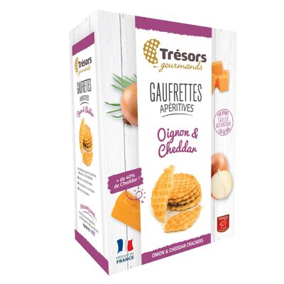 Vorspeisenwaffeln 60g ZWIEBEL-CHEDDAR