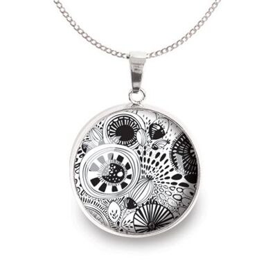 Collier chaîne acier chirurgical inoxydable Argent - Botanica