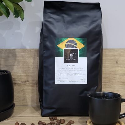 Brasilianische Kaffeebohnen 1 kg – Ausgewogen und Gourmet – 100 % Arabica