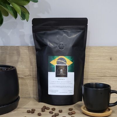 Café Grains Brésil 250g - Equilibré et Gourmand - 100% Arabica