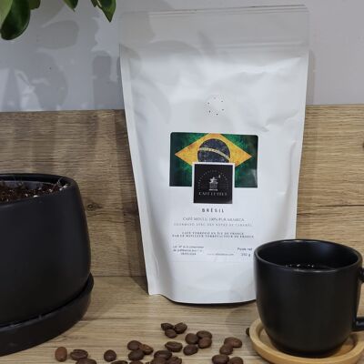Brasilianischer gemahlener Kaffee 250 g – Ausgewogen und Gourmet – 100 % Arabica