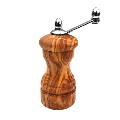 Pepper mill mill handmade from olive wood