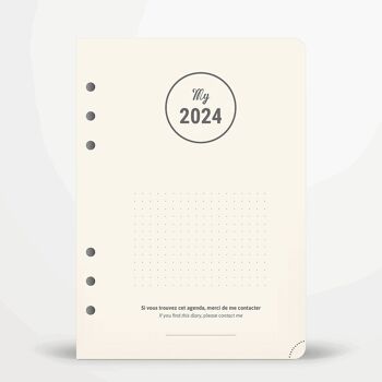 My 2024 – Recharge pour organiseur A5 1