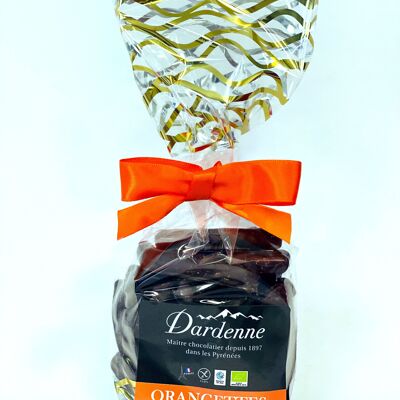 Orangettes de chocolate negro 120g NAVIDAD