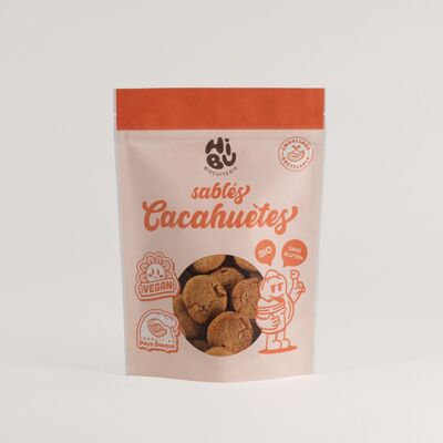 Galletas de Cacahuete veganas, ecológicas y sin gluten