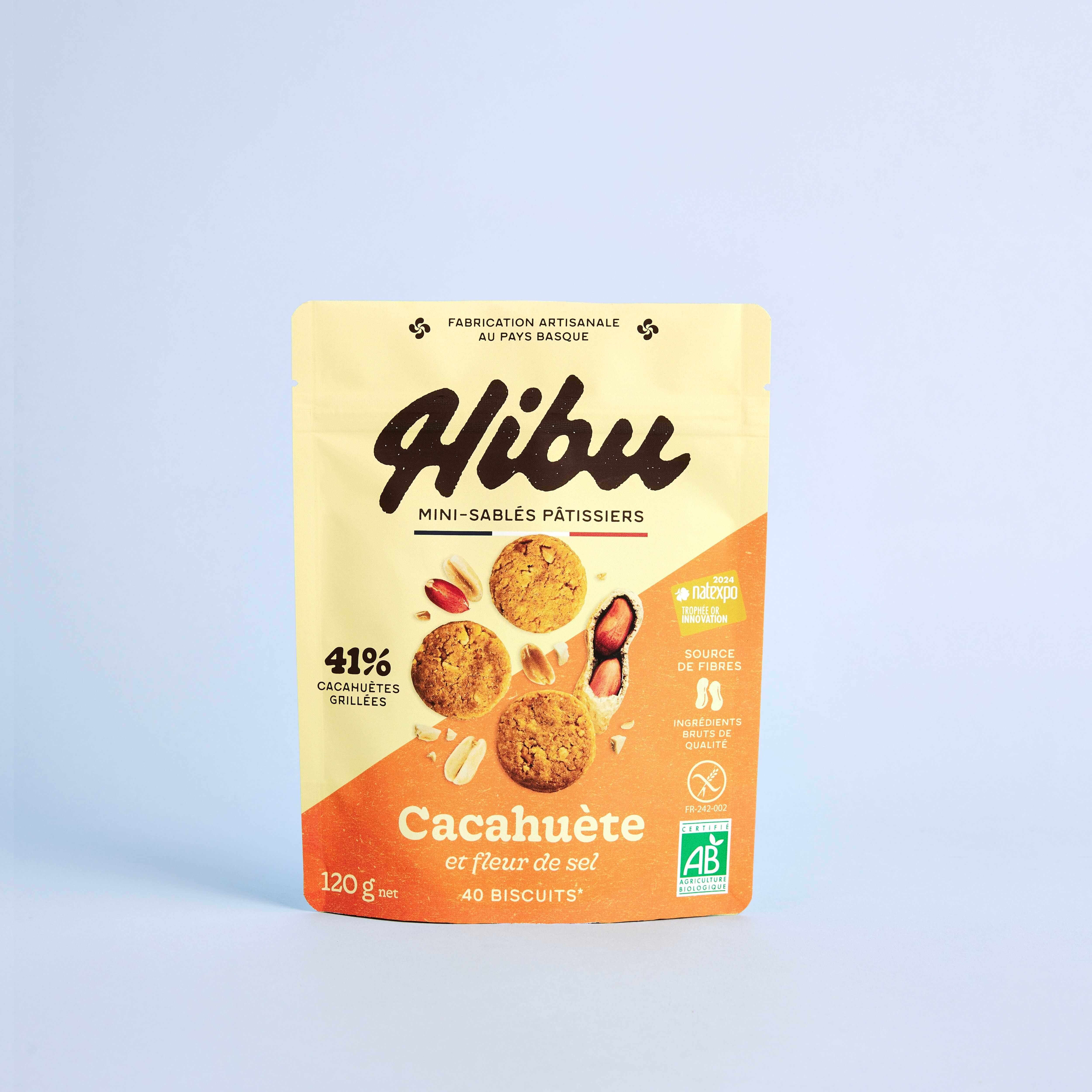 Vegan, organic and gluten-free Peanut Cookies