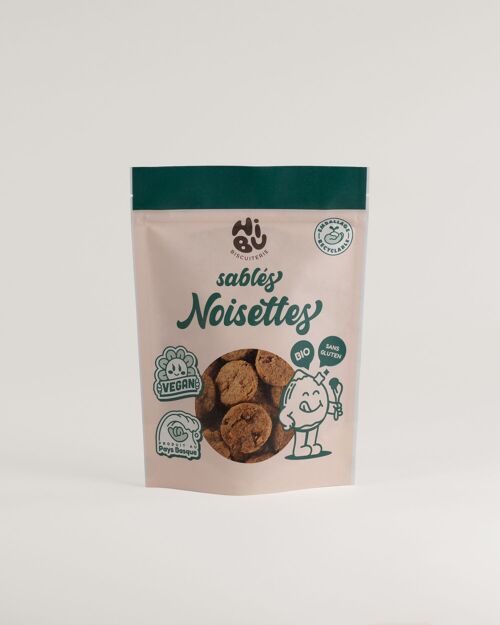 Biscuits Noisettes vegan, bio et sans gluten