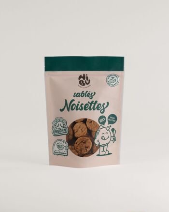 Biscuits Noisettes vegan, bio et sans gluten 1