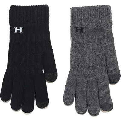 Guantes de acrílico para hombre.