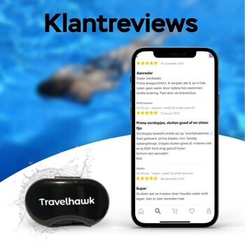 Bouchons d'oreilles en silicone TravelHawk - Bouchons d'oreilles de natation - Étanches - Douche - Bain - Surf - Sports nautiques - Protection auditive - Bouchons d'oreilles en silicone étanches - Ronflement - Bouchons de fête - Réutilisables 8