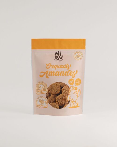 Biscuits aux Amandes vegan, bio et sans gluten