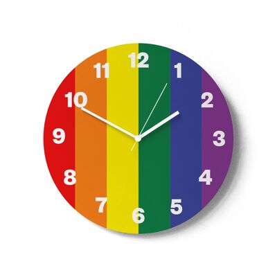 OCTAGON CLOCK. LGTBI