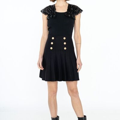 Knitted pleated skirt - 22013