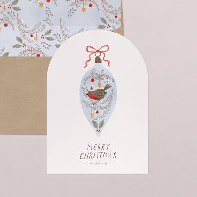 Greeting Card with Arch - Jolly birdy