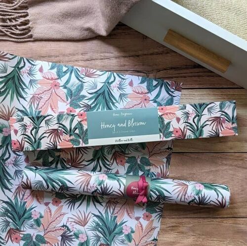 Willow & Belle Tropical Scented Drawer Liner - Honey Blossom