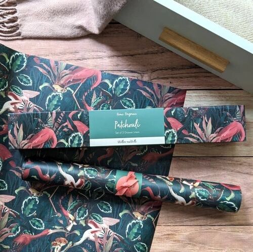 Willow & Belle - Jungle - Scented Drawer Liner - Patchouli