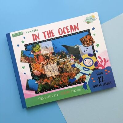 Little Wonders Sticker By Number Book - Ocean