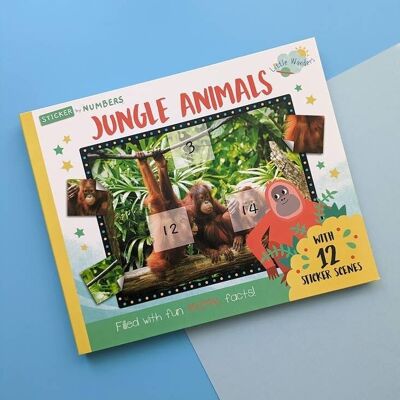 Little Wonders Sticker By Number Book - Jungle