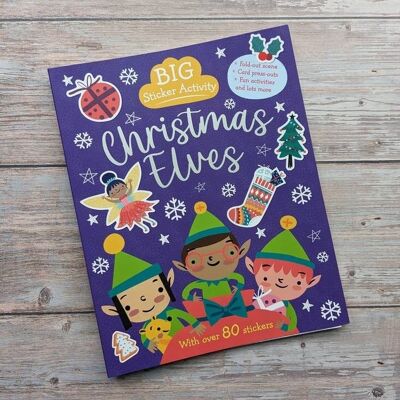 Big Sticker Book Christmas - Elves