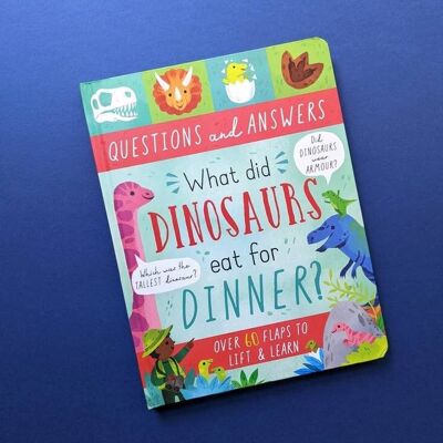 Large Question and Answer Flap Book - Dinosaurs