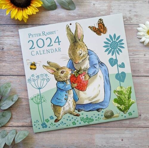 2024 Large Square Calendar - Peter Rabbit