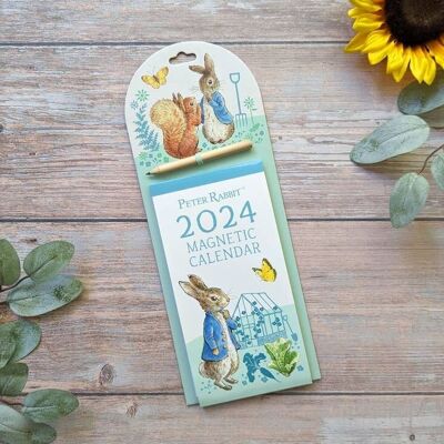 2024 Magnetic Calendar Pad - Peter Rabbit
