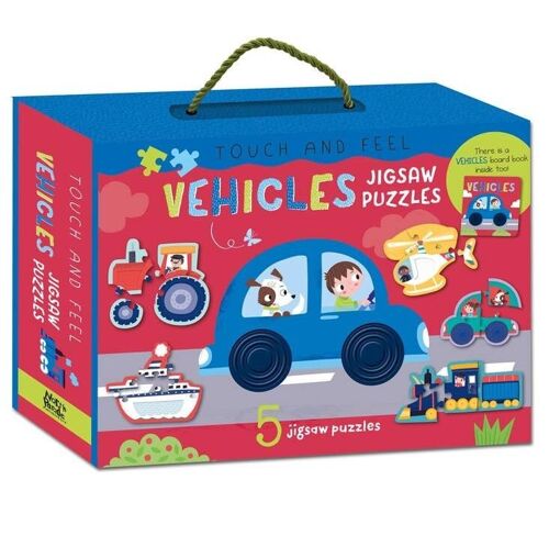 Vehicles Jigsaw Puzzles - Touch and Feel