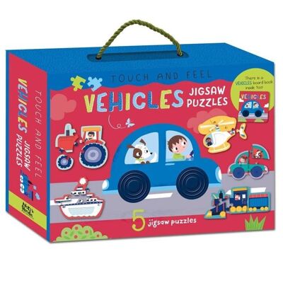 Vehicles Jigsaw Puzzles - Touch and Feel