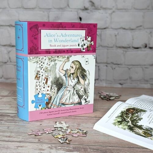 Bath Classics - Alice In Wonderland - Book & Puzzle Set
