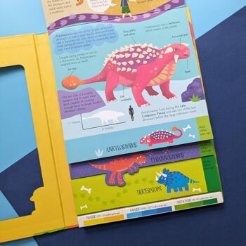 Livre cartonné d'apprentissage - Dinosaure 2
