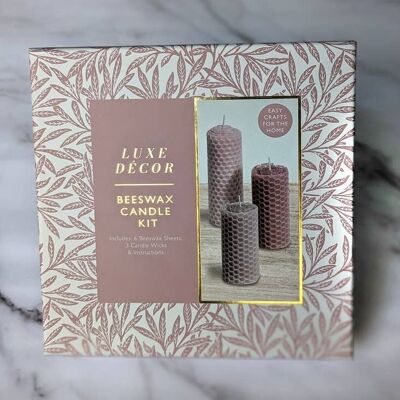 Luxe Decor Craft Kit - Beeswax Candles