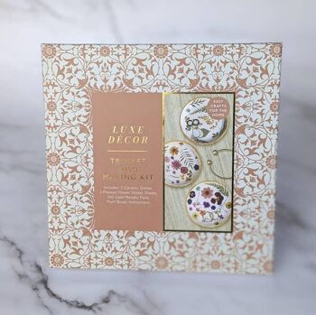 Luxe Decor Craft Kit - Plat à bibelots en céramique 1