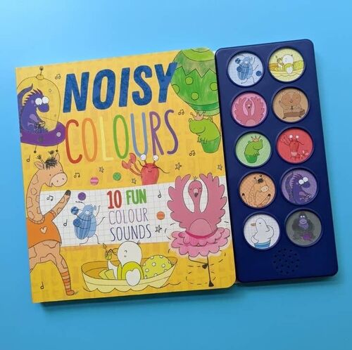 10 Button Sound Book - Colours