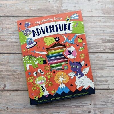 My Colouring Folder - Adventure Book
