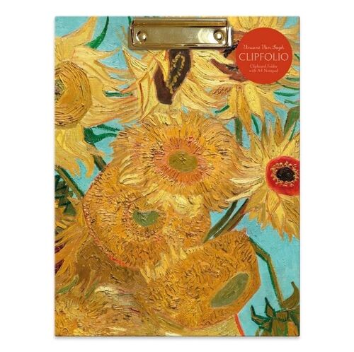 Large Clipboard Organiser - Van Gogh - Sunflowers