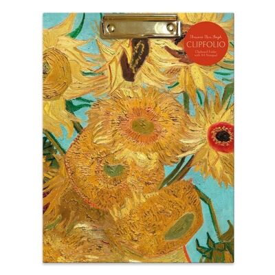 Large Clipboard Organiser - Van Gogh - Sunflowers