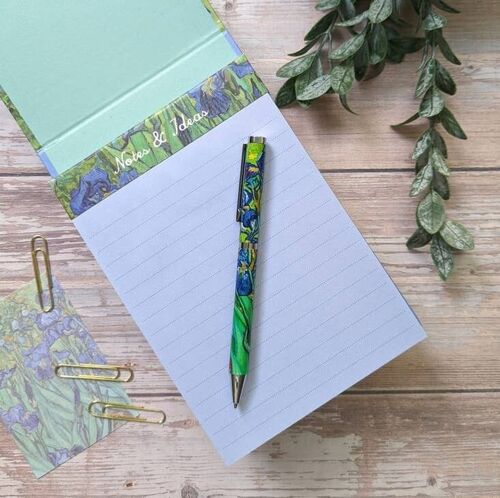 Flip Up Notebook - Van Gogh - Irises