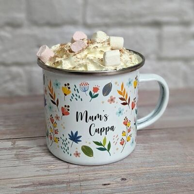 Mum's Cuppa Enamel Mug