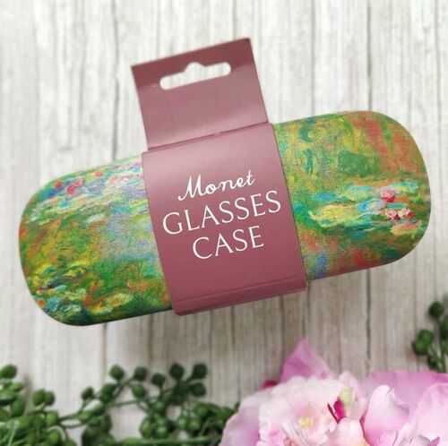 Printed Glasses Case - Monet - Waterlillies