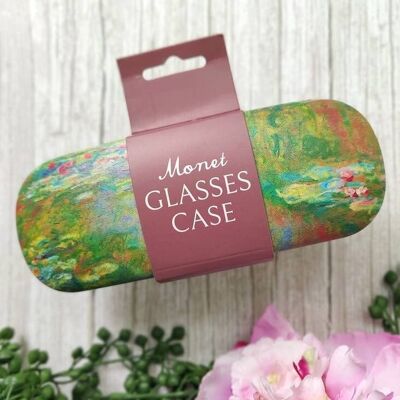 Printed Glasses Case - Monet - Waterlillies