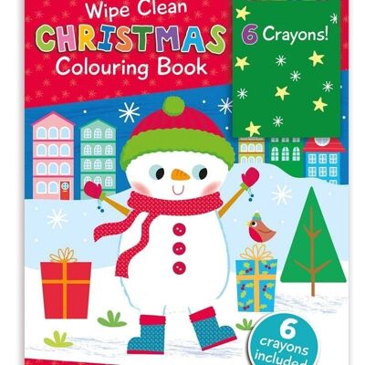 Snowman - Wipe Clean Christmas Colouring Book