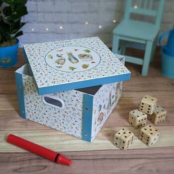 Boîte de rangement pliable pour jouets pour enfants World of Beatrix Potter 1
