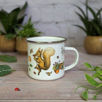 Beatrix Potter's Squirrel Nutkin Enamel Mug