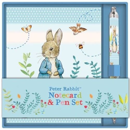 Peter Rabbit Notecard and Pen Set