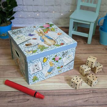 Boîte de rangement pliable pour jouets d'enfants Peter Rabbit 2