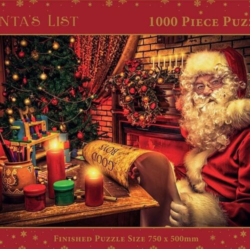 1000 Piece Jigsaw - Santa's List