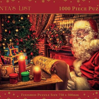 1000 Piece Jigsaw - Santa's List