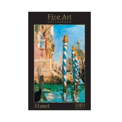 1000 Piece Jigsaw - Manet: Grand Canal in Venice
