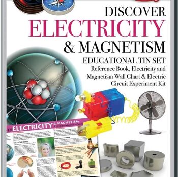 Coffret en boîte - Livre de découverte de l'électricité et du magnétisme
