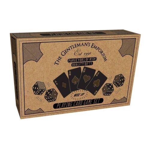 Playing Card & Dice Set - Gentleman's Emporium